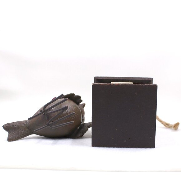 Christmas Cap Bird and Hanging Birdhouse For Decoration - Picture 5 of 10